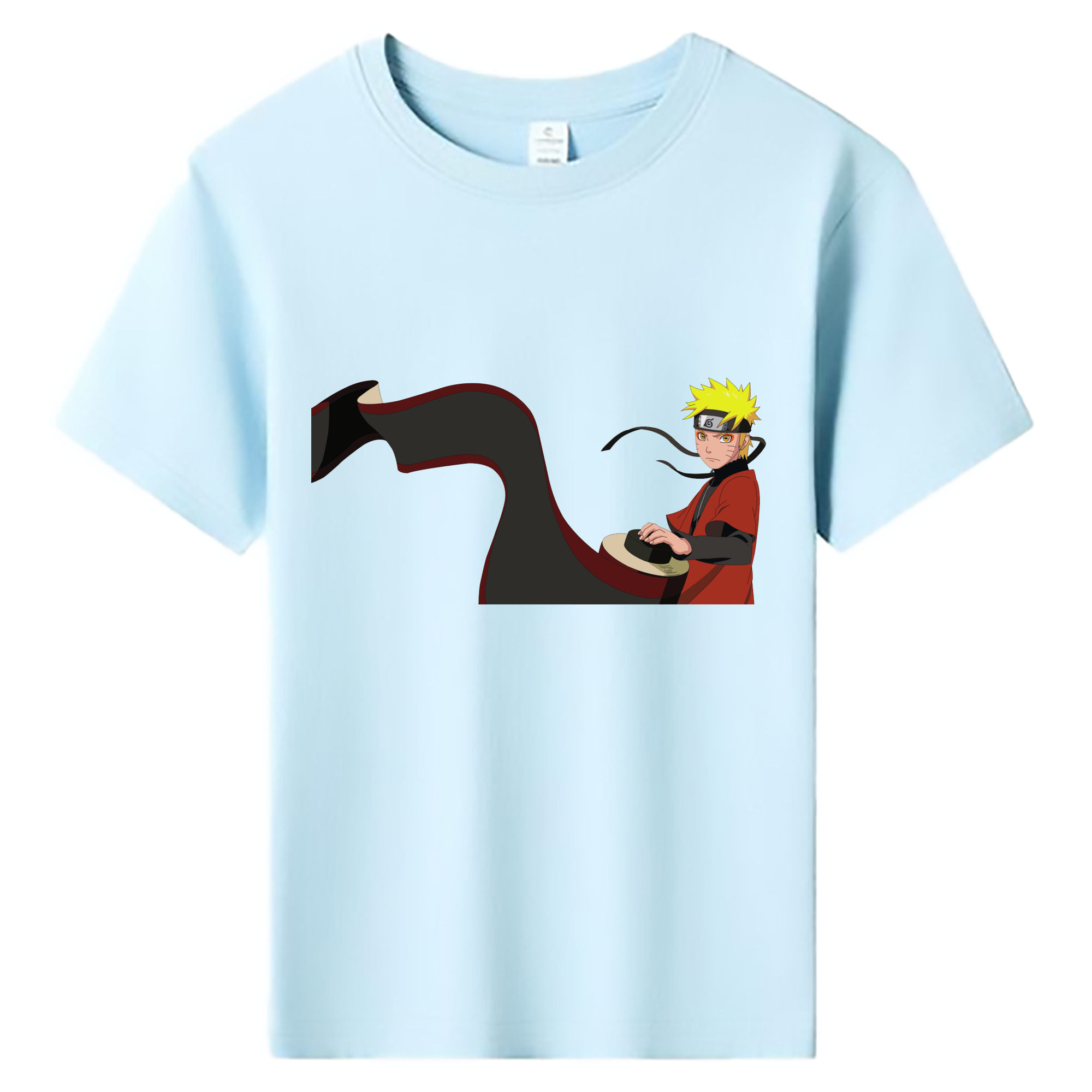 （画像用） NARUTO -ナルト- うずまき ナルト Uzumaki Naruto 綿100％キッズTシャツ（フロントプリント）